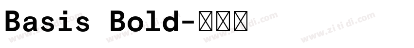 Basis Bold字体转换 Basis Bold字体转换